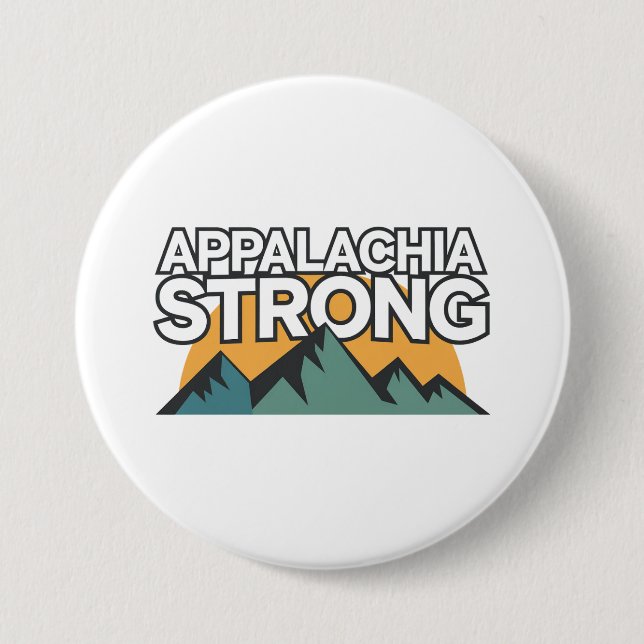 Badge Rond 7,6 Cm Appalachia forte (Devant)
