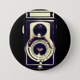 Pin Button Badge Ø38mm Image Objectif Appareil Photo Photographie Zoom 