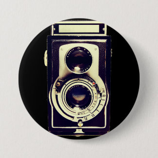 Badge Rond 7,6 Cm Appareil-photo vintage