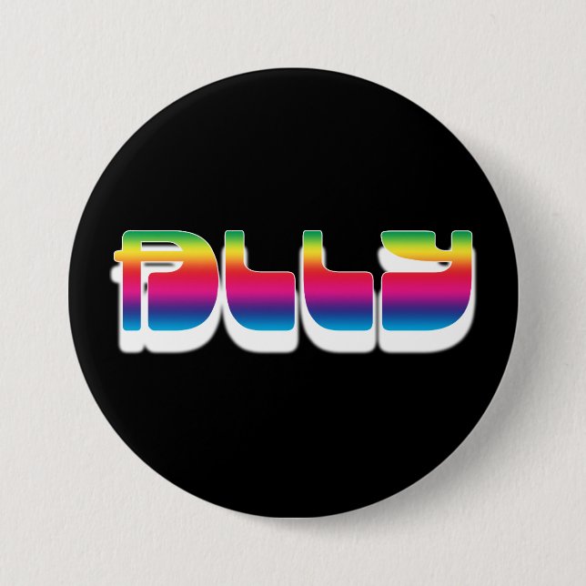 Badge Rond 7,6 Cm Appui d'allié (Devant)