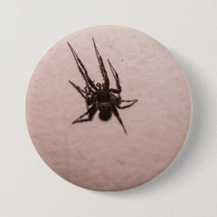 Badge Rond 7,6 Cm Araignée loup