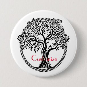 Badge Rond 7,6 Cm Arbre de vie Thunder_Cove