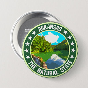 Badge Rond 7,6 Cm Arkansas