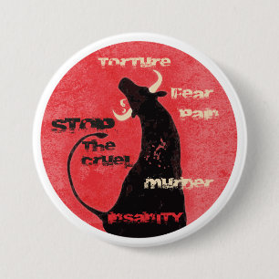 Badge Rond 7,6 Cm Arrêter la bagarre - Bouton