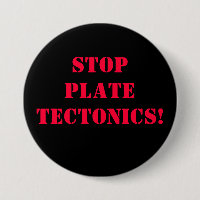 Arrêtez le bouton de tectonique de plat