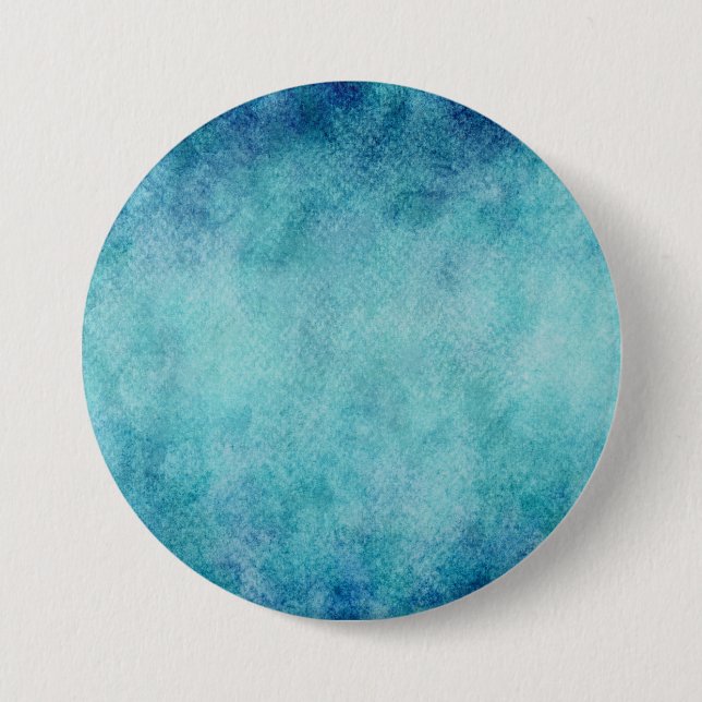 Badge Rond 7,6 Cm Arrière - plan bleu de papier de turquoise (Devant)