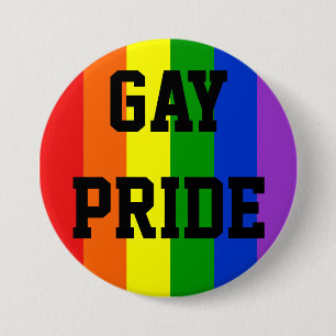 Badge Rond 7,6 Cm Arrondissement du bouton Gay pride Arc-en-ciel