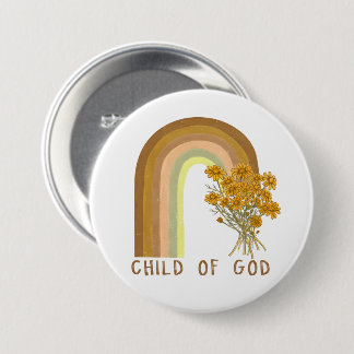 Badge Rond 7,6 Cm Art de mots de Dieu pour enfants inspirants 