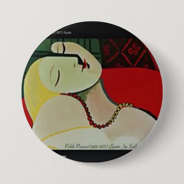Badge Rond 7,6 Cm Artiste célèbre (Devant)