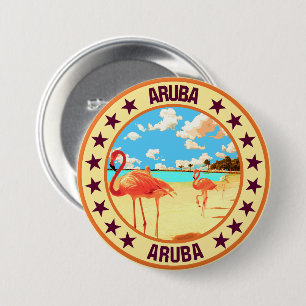 Badge Rond 7,6 Cm Aruba