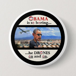 Badge Rond 7,6 Cm Assassin de bourdon d'Anti-Obama