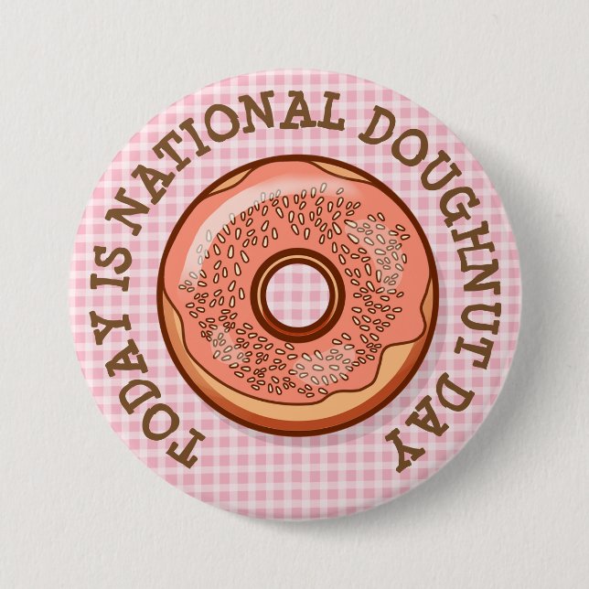 Badge Rond 7,6 Cm Aujourd'hui est le Bouton de la Fête nationale de  (Devant)