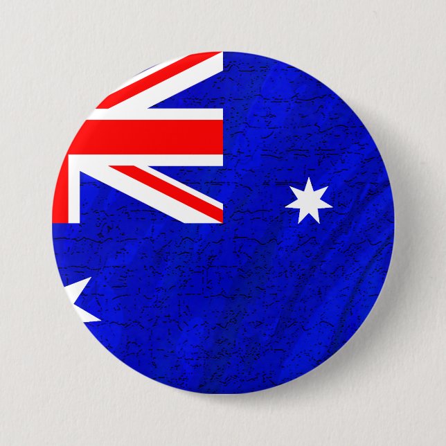 Badge Rond 7,6 Cm Australie (Devant)