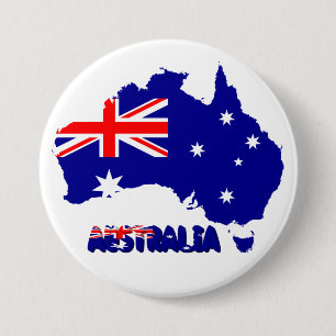 Badge Rond 7,6 Cm Australie