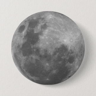 Badge Rond 7,6 Cm Autocollant lunaire de photographie de Pleine lune