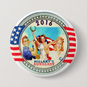 Badge Rond 7,6 Cm Auxillary de Hillary