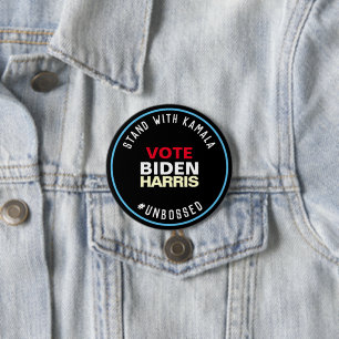 Badge Rond 7,6 Cm Avec Kamala sans bossed BIDEN HARRIS 2020 Large