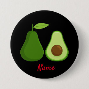 Badge Rond 7,6 Cm Avocado Lover Design Thunder_Cove