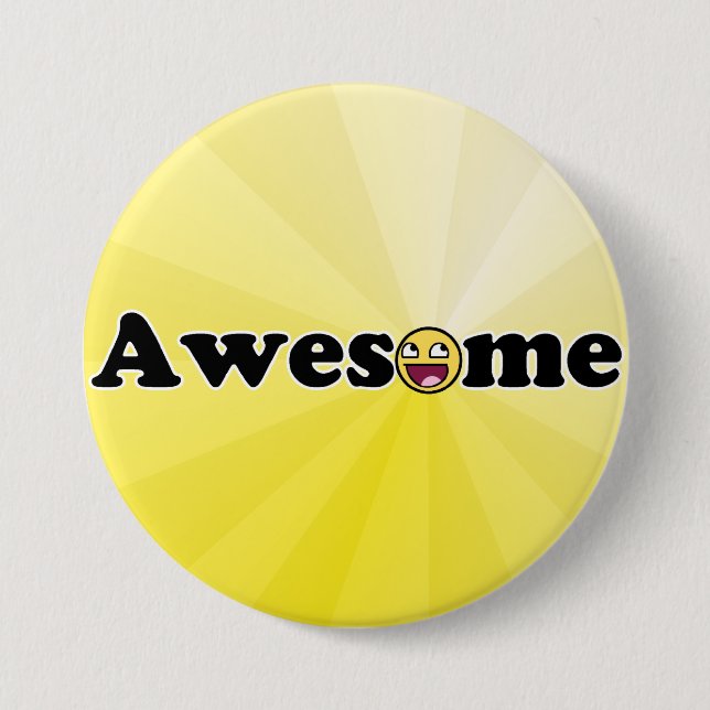 Badge Rond 7,6 Cm Awesomosity (Devant)