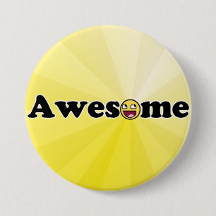 Badge Rond 7,6 Cm Awesomosity