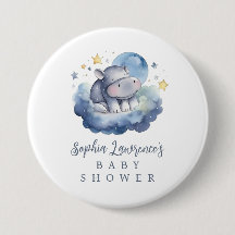 Baby shower Hippo bébé mignon
