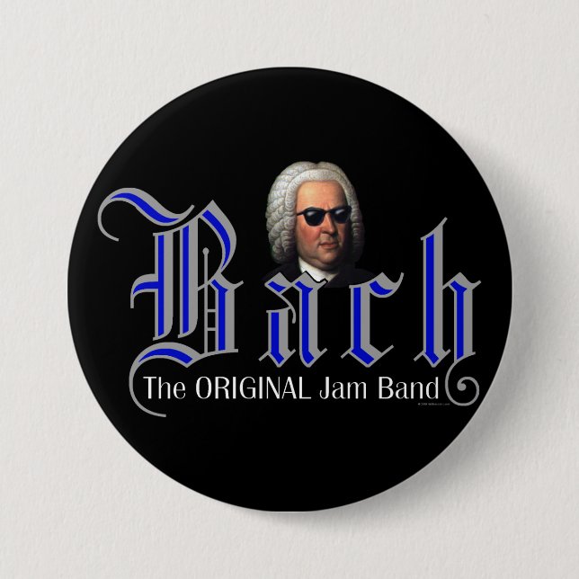Badge Rond 7,6 Cm Bach - TOJB (Devant)