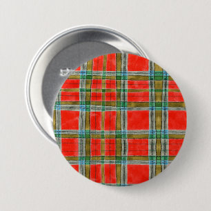 Badge Rond 7,6 Cm BAIN MAC BAIN TARTAN - Bouton rond