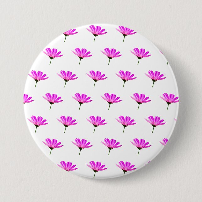 Badge Rond 7,6 Cm Baise rose (Devant)