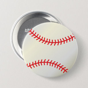 Badge Rond 7,6 Cm Balle de sport de baseball