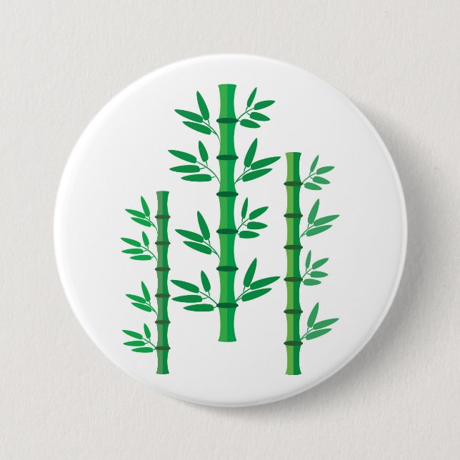 Badge Rond 7,6 Cm Bambou (Devant)