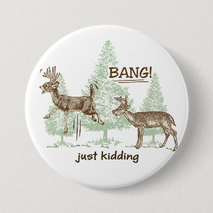 Badge Rond 7,6 Cm Bang ! C'Est Juste Du Raisonnement ! Humour de cha