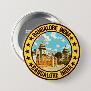 Badge Rond 7,6 Cm Bangalore