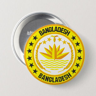 Badge Rond 7,6 Cm Bangladesh