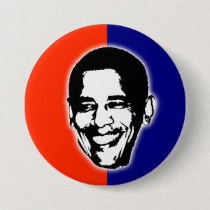 Badge Rond 7,6 Cm Barack Obama pour le président