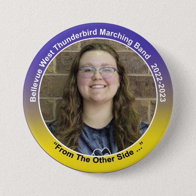 Badge Rond 7,6 Cm Baritone Isabella 10 (Devant)