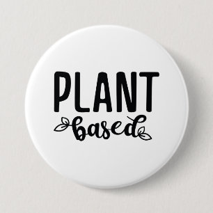 Badge Rond 7,6 Cm Basé sur le plante