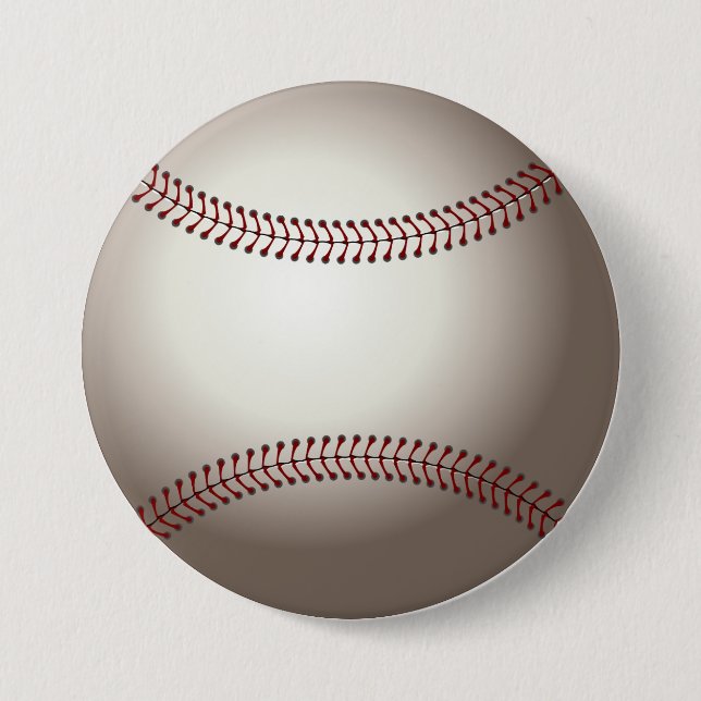 Badge Rond 7,6 Cm Baseball (Devant)