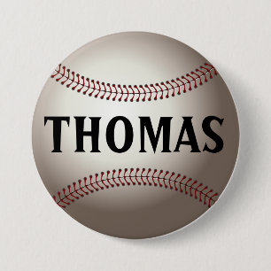 Badge Rond 7,6 Cm Baseball personnalisé