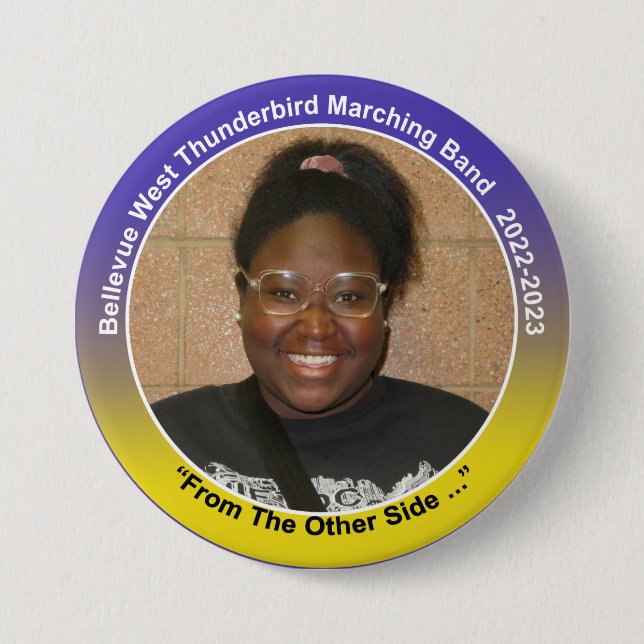 Badge Rond 7,6 Cm Basse Clarinet Tamyia 12 (Devant)