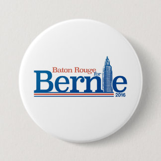 Badge Rond 7,6 Cm Baton Rouge pour le grand bouton de Bernie |