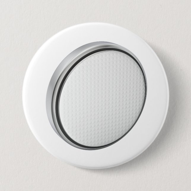 Badge Rond 7,6 Cm Batterie à bouton (Devant)