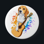 Badge Rond 7,6 Cm Beagle Dog Playing Acoustic Guitar Round<br><div class="desc">Beagle Dog Playing Acoustic Guitar Cool Musician Guitarist Family design Gift Round Button Classic Collection.</div>