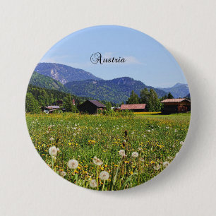 Badge Rond 7,6 Cm Belle Autriche