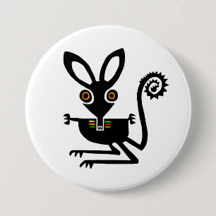 Badge Rond 7,6 Cm Belle image BILBY - Marsupial - Faune -