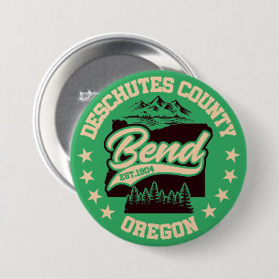 Badge Rond 7,6 Cm Bend, Oregon