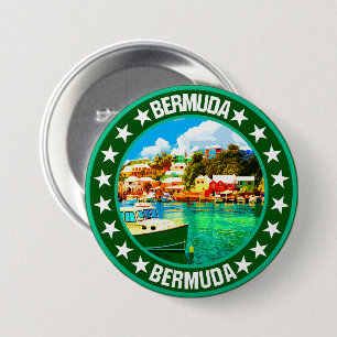 Badge Rond 7,6 Cm Bermudes