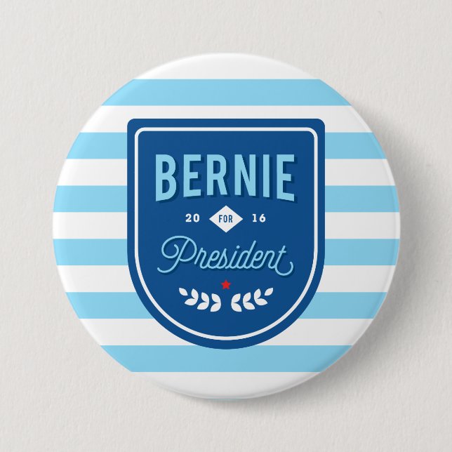 Badge Rond 7,6 Cm Bernie pour le président (Devant)