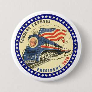 Badge Rond 7,6 Cm Bernie pour le président 2016