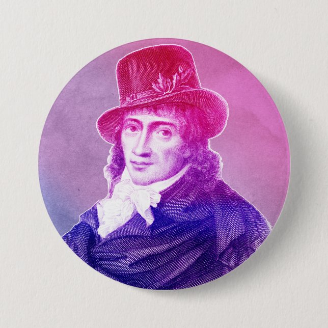 Badge Rond 7,6 Cm Bi Pride Camille Desmoulins (Devant)