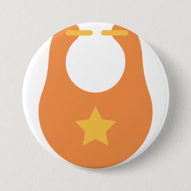 Badge Rond 7,6 Cm bib bébé (Devant)